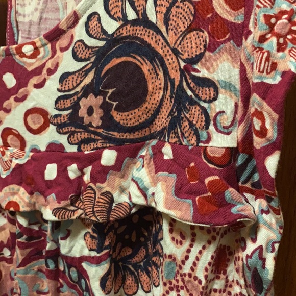 Loft Maroon-printed Blouse - Picture 4 of 5